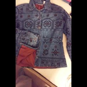 Chico's jean jacket, fully lined